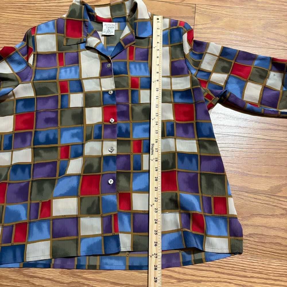 Vintage Allison Daley Blouse 18W - Picture 6 of 7